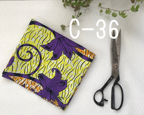 handmade※アフリカンプリント※ミニ手提げ