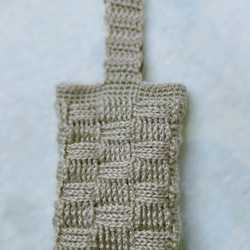 かぎ針編み　持ち手付き水筒カバー/ペットボトルカバー 4枚目の画像