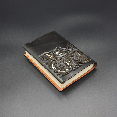 文庫本用カービングブックカバー（手染め） ブックカバー N-Brand 通販