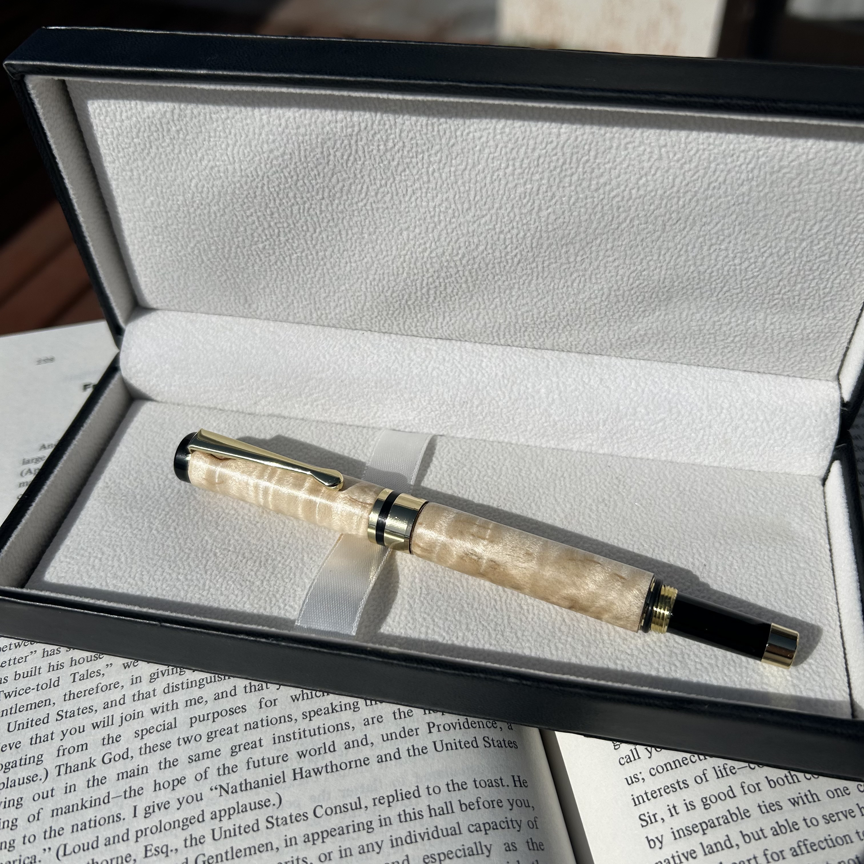 メイプルの木　万年筆・ボールペン　2WAY c1020