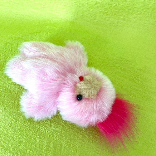 受注制作】ピンクのふわふわ ぬいぐるみ ペッペちゃん 春色 ピンク 