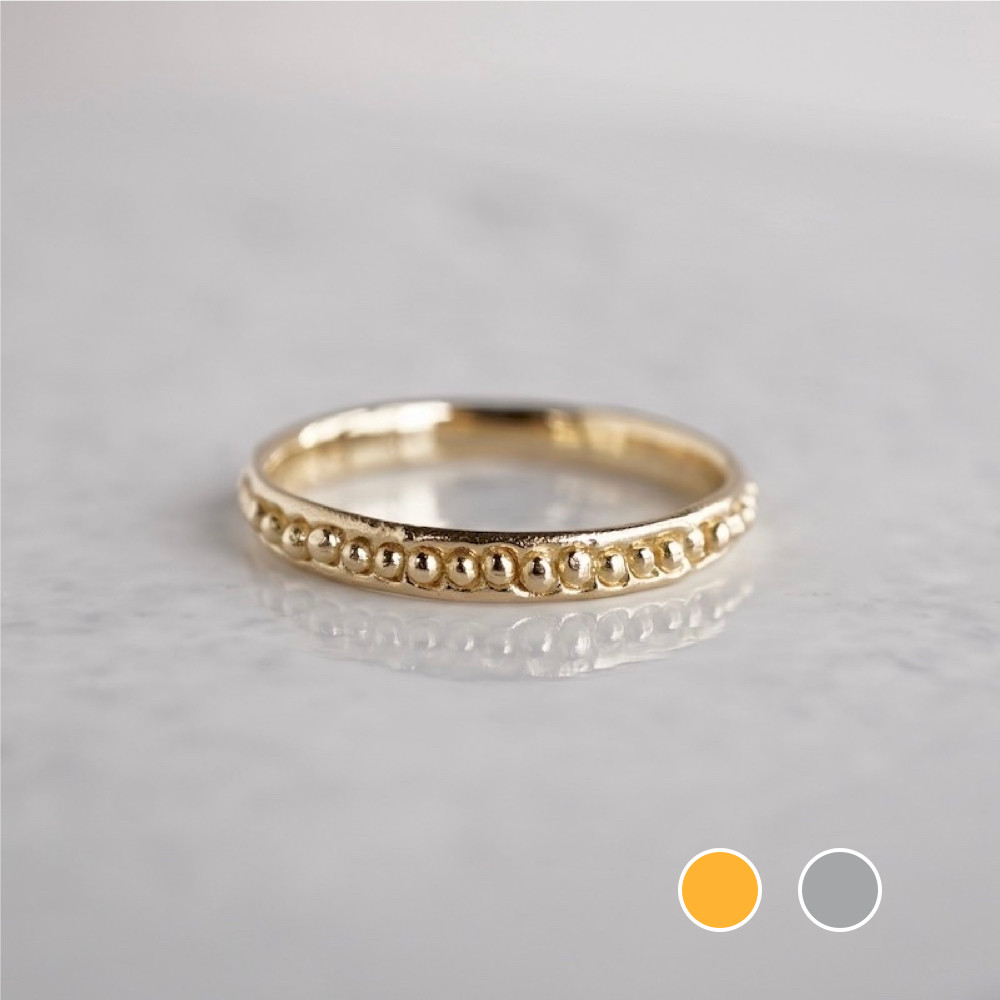 K18/Pt Grain ring [R081]