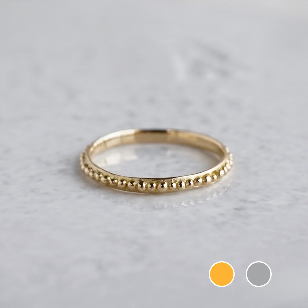 K18/Pt Fine grain ring [R082]