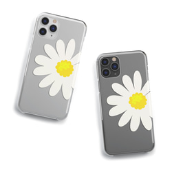 Big Daisy　スマホケース　クリアケース　iPhoneケース 2枚目の画像