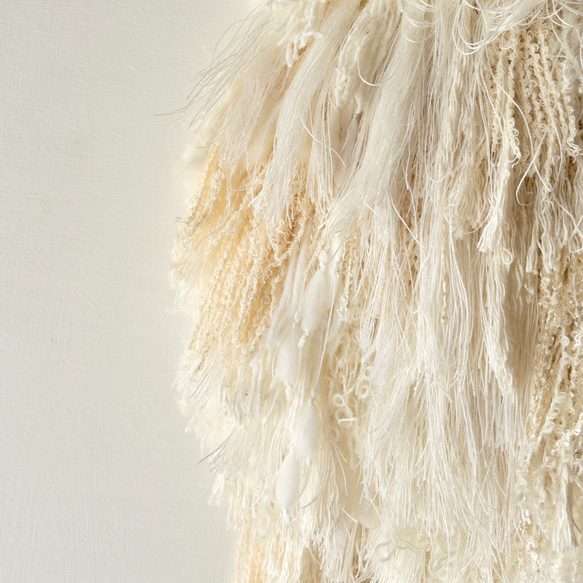 [獨一無二]浮木編織掛毯“白雨” 第10張的照片