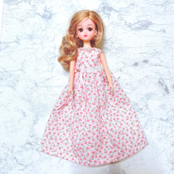 リカちゃん服  花柄オールインワン リカちゃん服 花柄オールインワン 735c894d947a1f08b5dc335fa85b5a