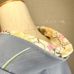 洗える刺繍半衿 黄色の薔薇 4枚目の画像