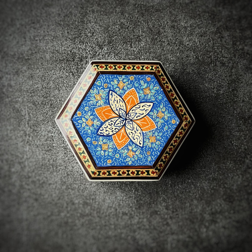 ペルシャの象嵌細工 小箱【ハータムカーリー115】《アウトレット品