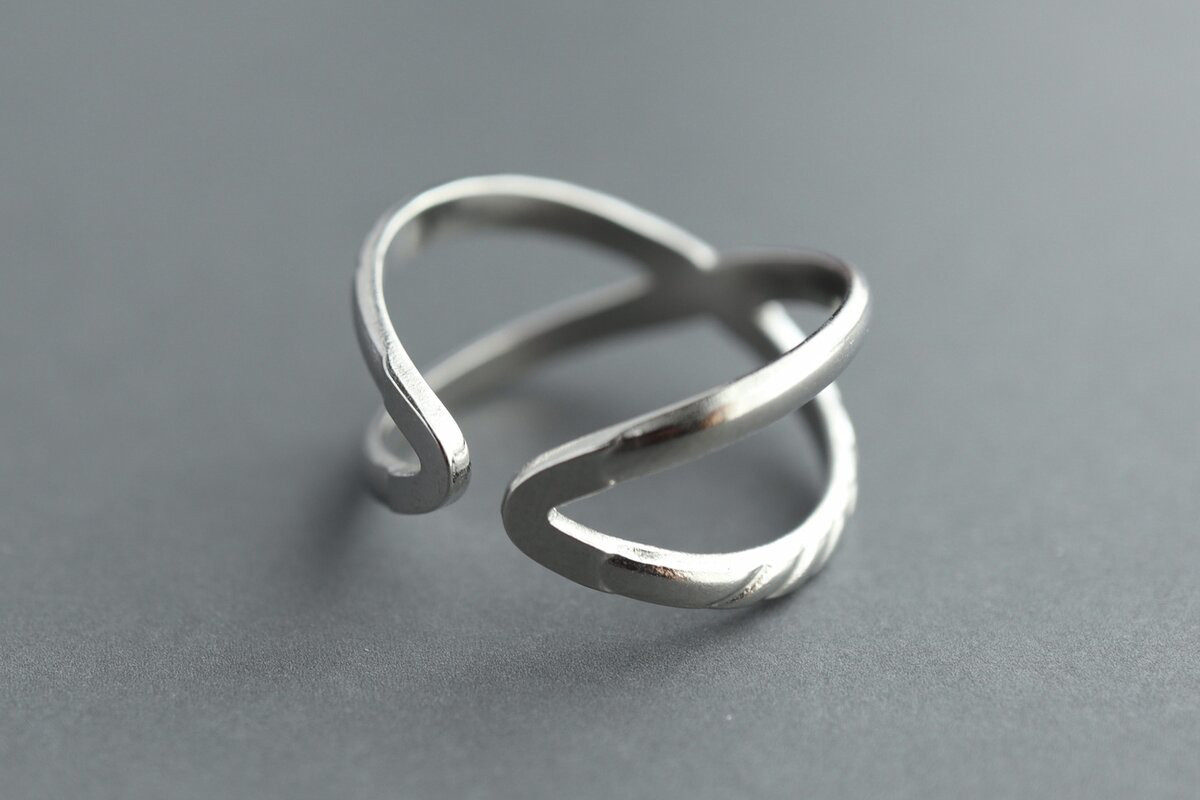 Xのペアリング♦︎サージカルステンレス【X】