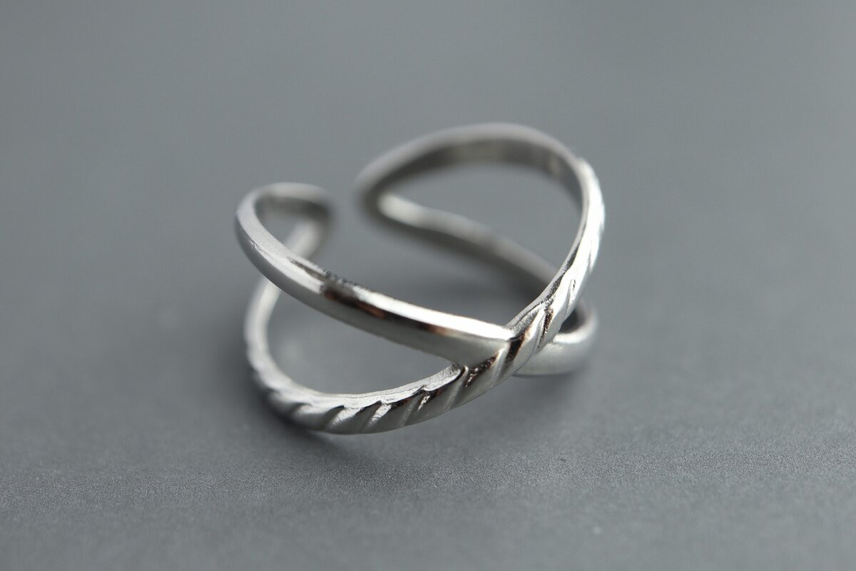 Xのペアリング♦︎サージカルステンレス【X】