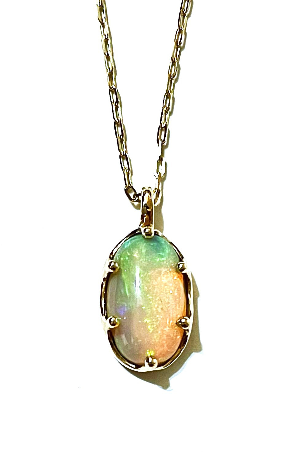 エチオピアンオパールのK14のペンダント