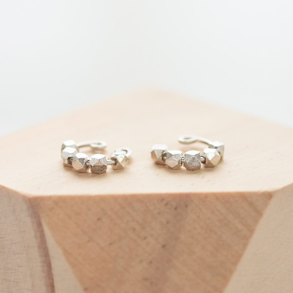 SV925 + Karen Silver Earrings type2 / Karen 銀珠耳環 第3張的照片