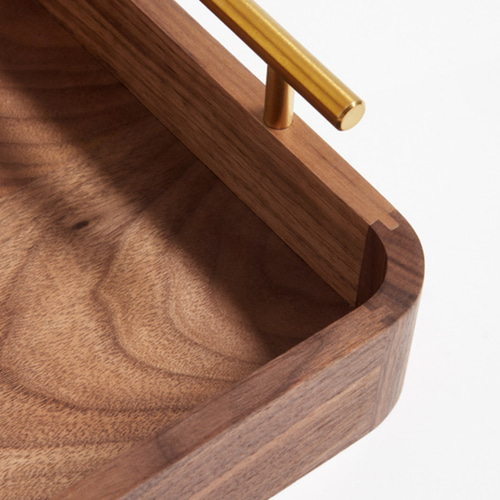 トレー 木製 幅43cm 送料無料 キッチン雑貨 カフェ風トレイ お盆