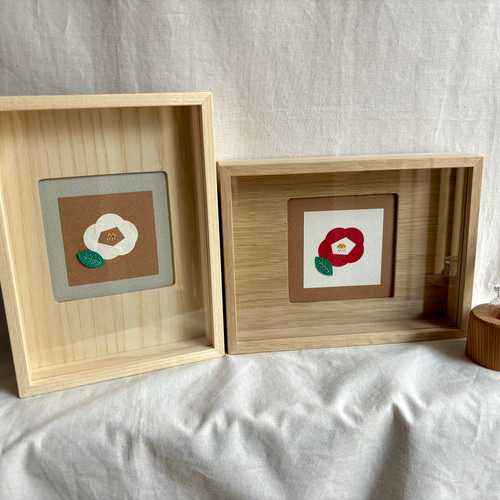 紙刺繍のアート 「兜飾り」 箱型フレームセット その他インテリア雑貨