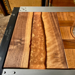 IGT リバーテーブル天板 3ユニットサイズ IGT用River天板(ゴールドオレンジ)ハーフユニットサイズ ローテーブル