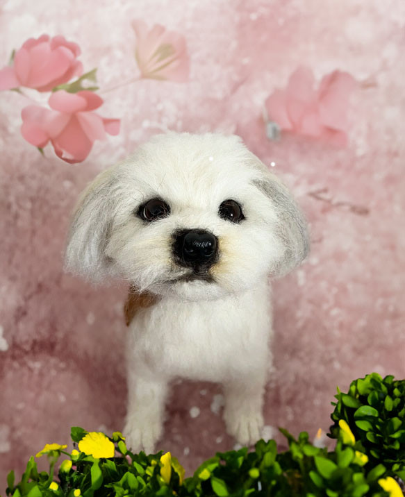 リアル羊毛フェルト犬 メモリアル羊毛フェルト
