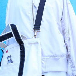 シュナウザー　/トートバッグ　S　受注生産品　毛色変更可 7枚目の画像