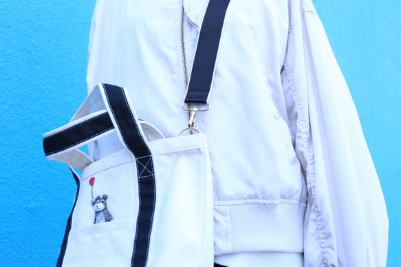 シュナウザー　/トートバッグ　S　受注生産品　毛色変更可 7枚目の画像