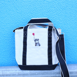 シュナウザー　/トートバッグ　S　受注生産品　毛色変更可 8枚目の画像