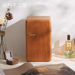 ☆人気再販☆木製引き出し付きアクセサリーケース ジュエリーボックス 女性 飾り物 宝物箱 小物入れ 収納 コレクション 12枚目の画像