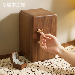 ☆人気再販☆木製引き出し付きアクセサリーケース ジュエリーボックス 女性 飾り物 宝物箱 小物入れ 収納 コレクション 2枚目の画像