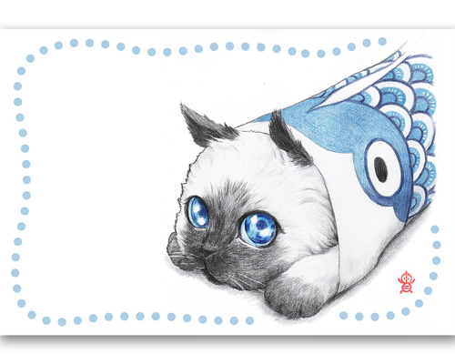 【merさま】ねこイラストのポストカードセット★ d1363a0b22d93907a4bcd89636a59e