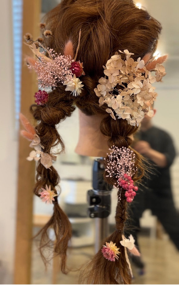 成人式髪飾り　モンマルトル　ペールピンク 1枚目の画像