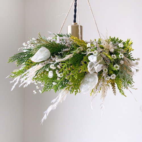 フレッシュgreen 森林の香り漂う フライングリース 母の日ギフトリース