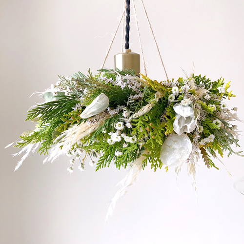 フレッシュgreen 森林の香り漂う フライングリース 母の日ギフトリース