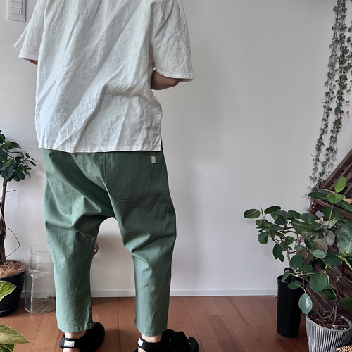 大人サイズ『ニュアンスカラー』サルエルパンツ 親子コーデ キュロット