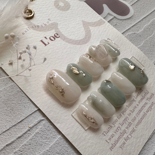 No.63 春ネイル、ストーンネイル、もやもやネイル、ぷっくりネイル  