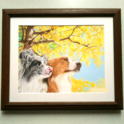 リアル色鉛筆画【原画】NO.5 犬の絵 4枚目の画像