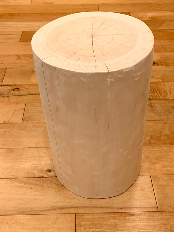 Hinoki  Wood  Stool No.226 2枚目の画像