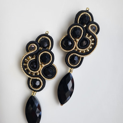 ソウタシエ ヘアアクセサリー コーム グリーン ピアス（フック