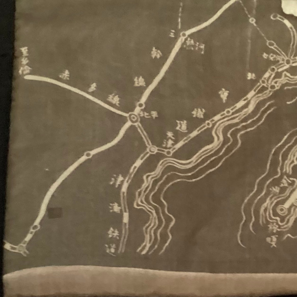 男性　羽織裏模様(戦争時)のタペストリー 