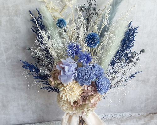 アンティーク系♡ドライフラワーブーケ♪ 秋限定2024】 1点限定♡秋色ブーケ！お洒落アンティークブーケ