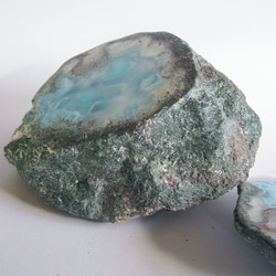 ラリマー　一刀石原石　1721g【送料込】　LMRG061　ドミニカ共和国の鉱山から　larimar 14枚目の画像