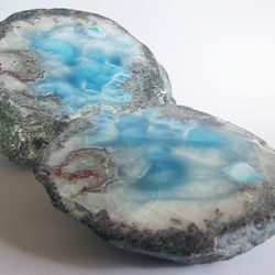 ラリマー　一刀石原石　1721g【送料込】　LMRG061　ドミニカ共和国の鉱山から　larimar 8枚目の画像