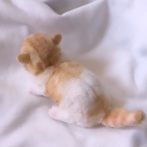 受注制作＞うまれたて 子猫のぬいぐるみ 茶白 ぬいぐるみ VULCAN 通販