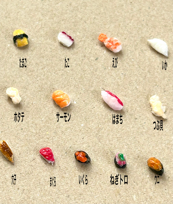 ［期間限定送料無料］お寿司と天ぷら置き時計&ボールペン&ペン立てになる海鮮丼置物 3枚目の画像