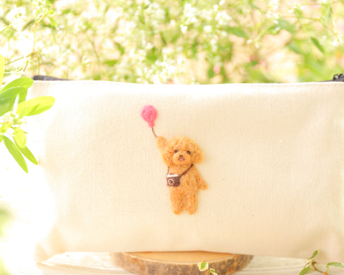 プードル / ポーチ 受注生産品 ポーチ Fluffy ふらっふぃー 通販