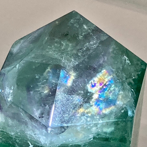 エンジェルフェザー✨ レインボー フローライト マルチカラー 蛍石