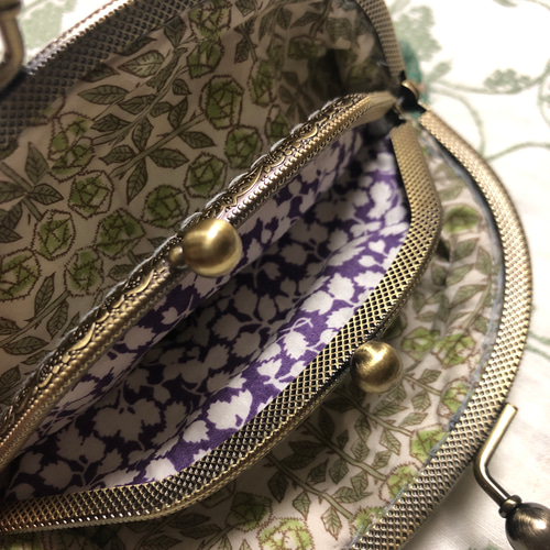 ☆ハンドメイド ミナペルホネン 親子がま口 スマイルフラワー ピンク ☆ハンドメイド ミナペルホネン 親子がま口 スマイルフラワー
