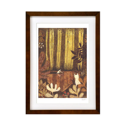 油絵 絵画 【紅葉のトンネル】 絵画 HR 通販 14650507｜Creema(クリーマ)