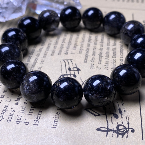 ブレスレット天然ブラック水晶ルチルクォーツ 楽天市場】高ランク