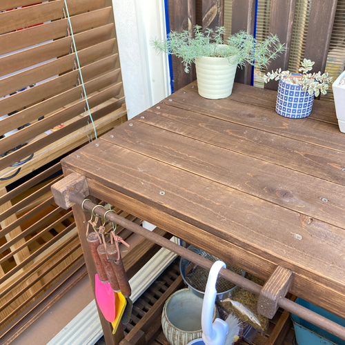 立って作業ができるガーデニングデスク＞ 机・デスク T-style621 通販