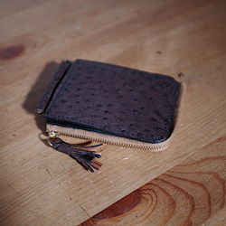 money clip system wallet【ostrich】 7枚目の画像