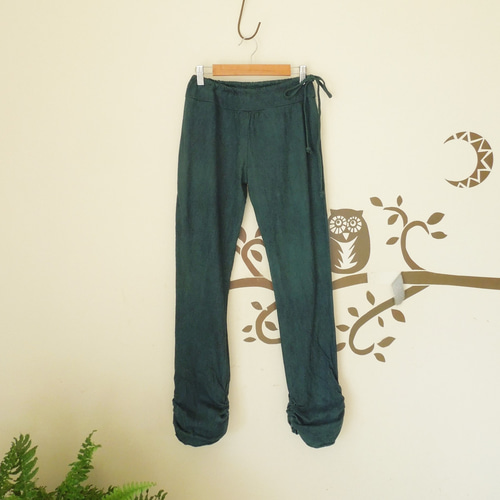 再入荷】asana ヘンプコットン ヨガパンツ○草木染めマンゴー  