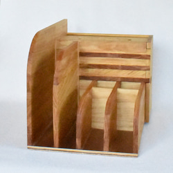 木製マガジンラック・ペンスタンド・ティッシュケース 4枚目の画像