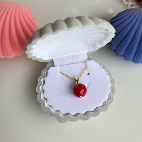 ☆貝のアクセサリー ケース☆ギフト用ボックスケース☆ホワイト